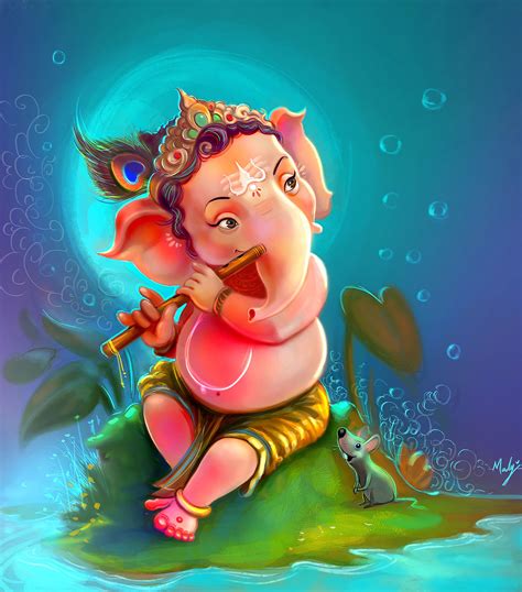 ganesh cartoon images|ganesh ji animated image.